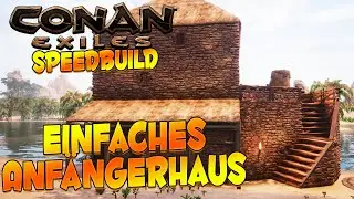 CONAN EXILES SPEEDBUILD ⚒ Simple house for beginners made of sandstone! ⚒