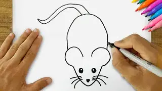 How to Draw a Cute Mouse? Drawing a Mouse Step by Step