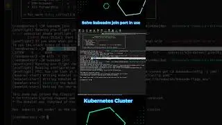 Solve kubeadm join PORT in use error for Kubernetes