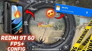 REDMI 9T🔥 | SMOOTH+EXTREME 60 FPS CONFIG 😍