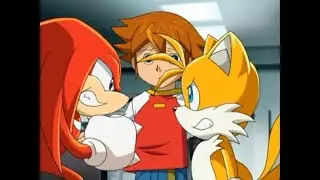 Sonic X Deleted Scene: Knuckles And Tails Argue About The Master Emerald