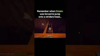 Dream Jumps Onto Striders Head To Survive