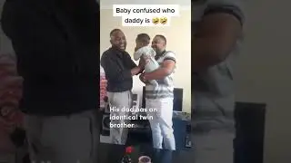 Baby Confused by Twin Dads
