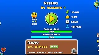 Rising=Geometry Dash by Alderite (all Coin)