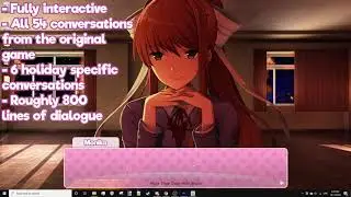 Just Monika Wallpaper (fully interactive)