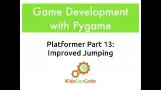 Pygame Platformer Part 13: Improved Jumping