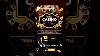 Tributo a Frank Sinatra en Casino Las Palmas 🎲 Sábado 13 de julio a 21:00h 📍Salud! 🎙️