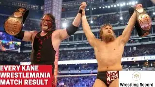 Every Kane WrestleMania Match Result