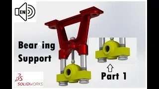 Bearing Support Box SolidWorks 2021 Tutorial Part 1! How to Copy and Paste a SKETCH!