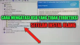 How to solve USB not detected after reinstall