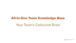 AllAnswered All-In-One Knowledge Management System - Wiki Pages + Q&As + Workflow + AI Assistant