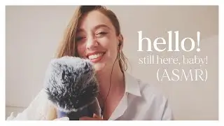 ASMR - Feels good to be back / Chit-Chat 🤍 WHISPERING