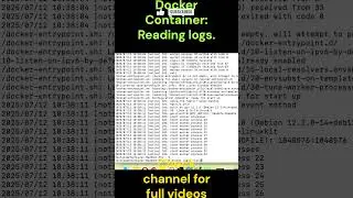 How to Check Docker Logs in Seconds! 