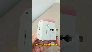 3 way multi plug adapter with light