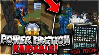 the RICHEST power faction let us into their ENTIRE base...RAIDABLE!! | Minecraft HCF