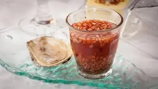 How to make a Mignonette Sauce - The French Oyster Sauce Recipe - Sauce for Oysters