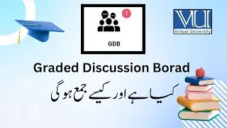 GDB | How to submit in VULMS | How many marks it has | Spring 2024 | Virtual University.