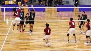 【国スポ近畿2024】少年男子 　大阪 vs 奈良 第１セット　＜男子バレーボール＞