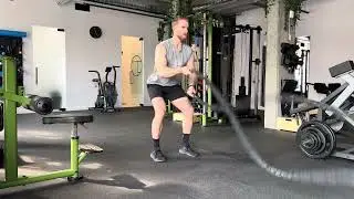 Battle Rope Single Swings