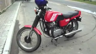 Заводим рукой яву! Ява 350 mod 636