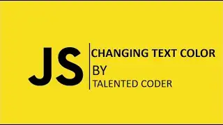 How to Change text color in JS