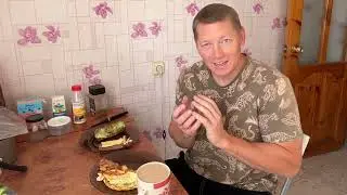 ЗАВТРАК НИЩЕГО,ПОЧЕМУ МНОГО ЕМ Я!