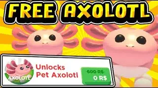 "FREE ADOPT ME AXOLOTL PET!" Summer Sale Update 2021 (Roblox)