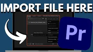 How to Import SRT File in Adobe Premiere
