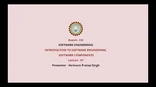 Software Engineering | Introduction to Software Engineering, Software Components | AKTU Digital