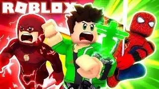 ПОСТРОИЛ САМУЮ КЛЕВУЮ СУПЕРГЕРОЙСКУЮ БАЗУ БЕН 10 ФЛЕШ И БЕТМЕН | Roblox