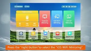 AuKing-V31_How to connect to iPhone/iPad Via iOS WiFi Mirroring？