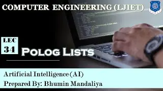 Lec-34_Prolog lists | Artificial Intelligence | Computer Engineering