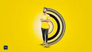 Circular Pixel Stretch Effect in Adobe Photoshop