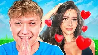 I'm playing Fortnite with my CRUSH... 😍