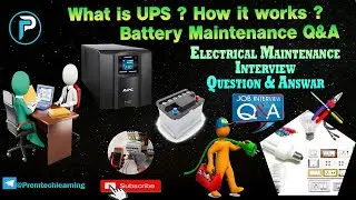 What is UPS? How UPS works? How does an Uninterruptible Power Supply (UPS) work? Battery #new