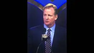 Goddell answering questions about leagues marijuana policy
