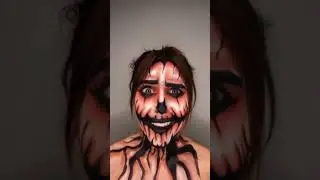 #Shorts #pumpkin #makeuplook #facepaint #snl