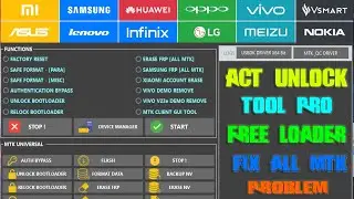 ACT Unlock Tool Pro V1 0 F@ee Download With Loader (Working100%)| Oppo,Vivo,Mi,Samsung,Lenovo,Huawei