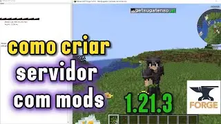 COMO CRIAR SERVIDOR MINECRAFT 1.21.3 COM MODS FORGE