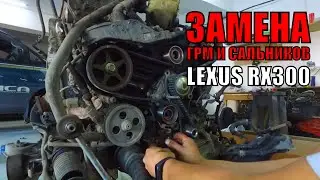 lexus rx300 Replacing the timing and all oil seals second day