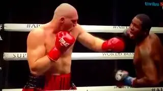 Yunier Dorticos vs Dmitry Kudryashov KO Дортикос  Кудряшов нокаут 1