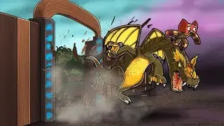 ESCAPING TO THE DRAGON LANDS! (Minecraft Dragons)