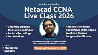CCNA 2026 Live Class | Netacad Training | Starting 21st Feb 2026