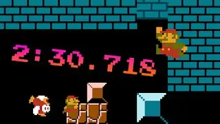 Super Mario Bros. Minus World Ending Speedrun in 2:30.718