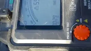 IR Test | KYORITSU | KEW 3125A | Power Transformer Testing | Bushing Testing | 132KV Bushing Testing