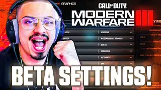 The BEST MW3 Beta Settings! ⚙️ (Max. FPS, Controller, Audio, etc.)