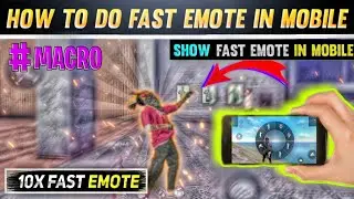 Mobile lo super fast emotes in telugu how to use fast lol emote in mobile / fast emote trick