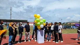 Pembukaan Praditna Super League 2024 SMAN 6 Kota Bengkulu di stadion semarak Berlangsung Meriah