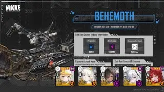 Solo Raid LVL VI Boss Behemoth | Goddess Of Victory : NIKKE