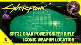 Cyberpunk 2077 - How To Get The SPT32 Grad Power Sniper Rifle (Epic Weapon Location)
